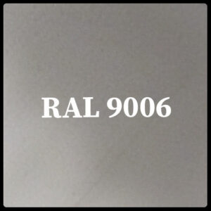 Гладкий лист POLYSTEEL — 0,45 мм / 1250 мм / PE / RAL 9006 металік