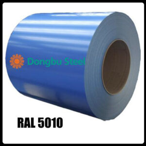 RAL 5010 — 0,7 мм  ⁇  Гладкий Лист  ⁇  "Dongbu Steel" (Юж. Корея )